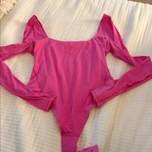 Sonic pink lululemon body suit